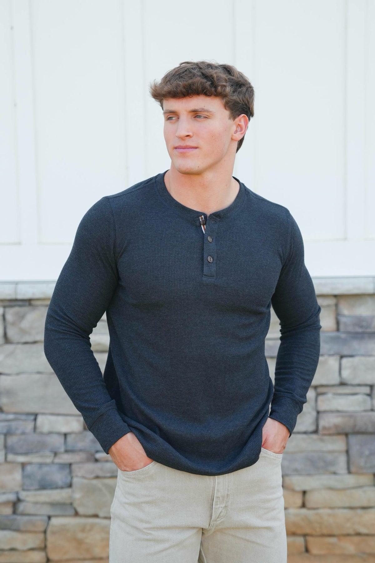 North River Waffle Henley