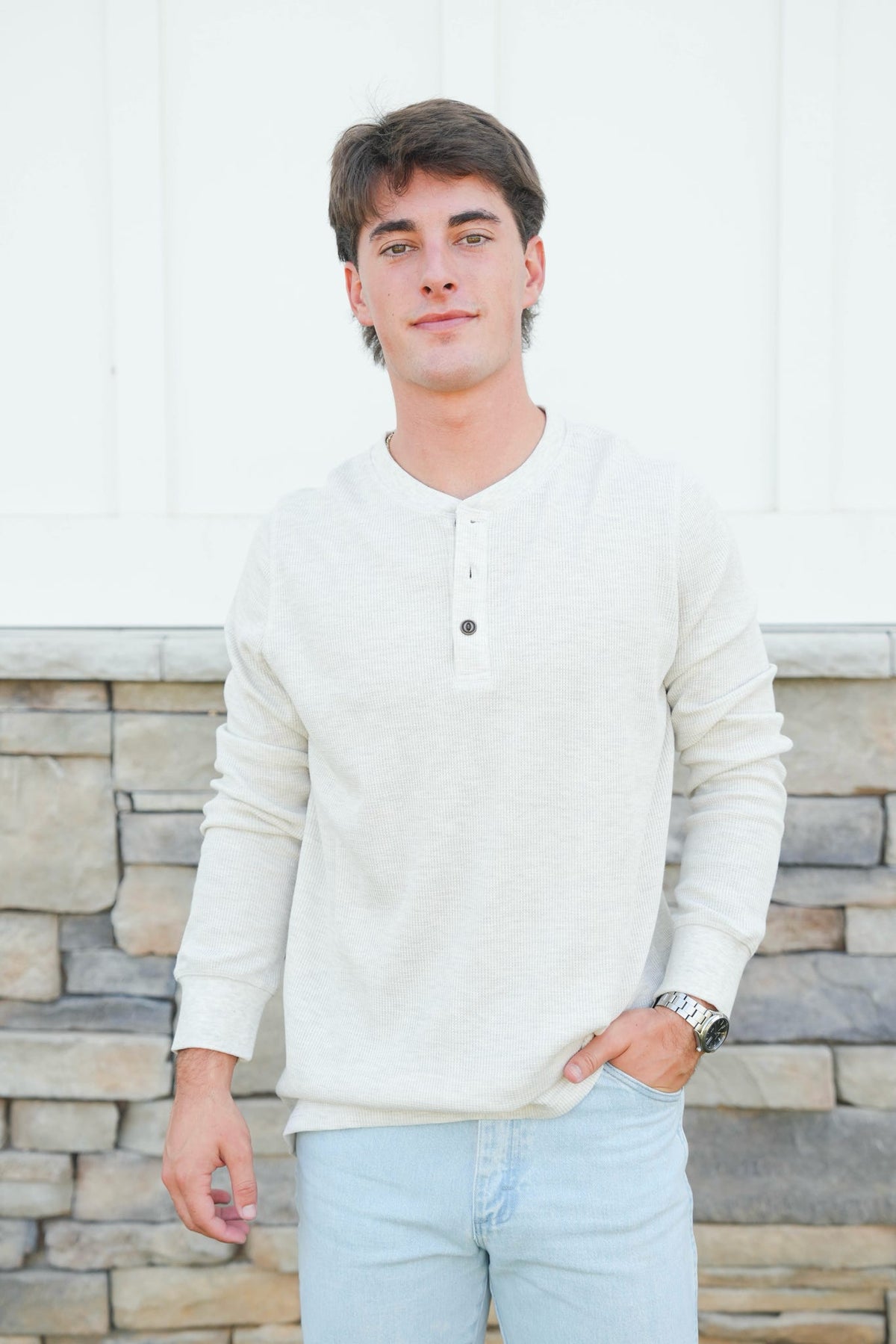 North River Waffle Henley