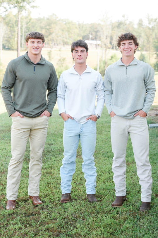 Southern Marsh Southampton Stripe 1/4 Zip