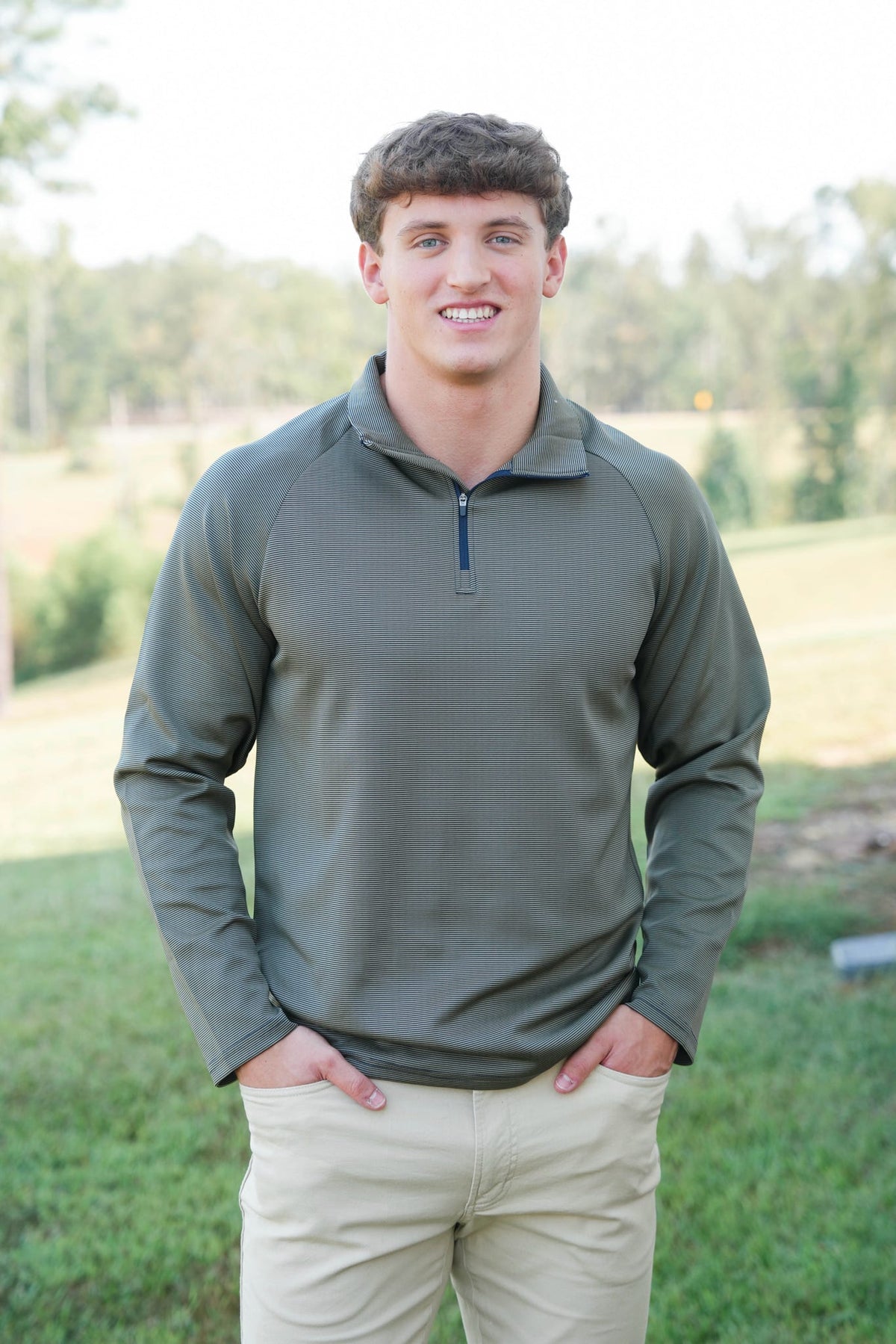 Southern Marsh Southampton Stripe 1/4 Zip