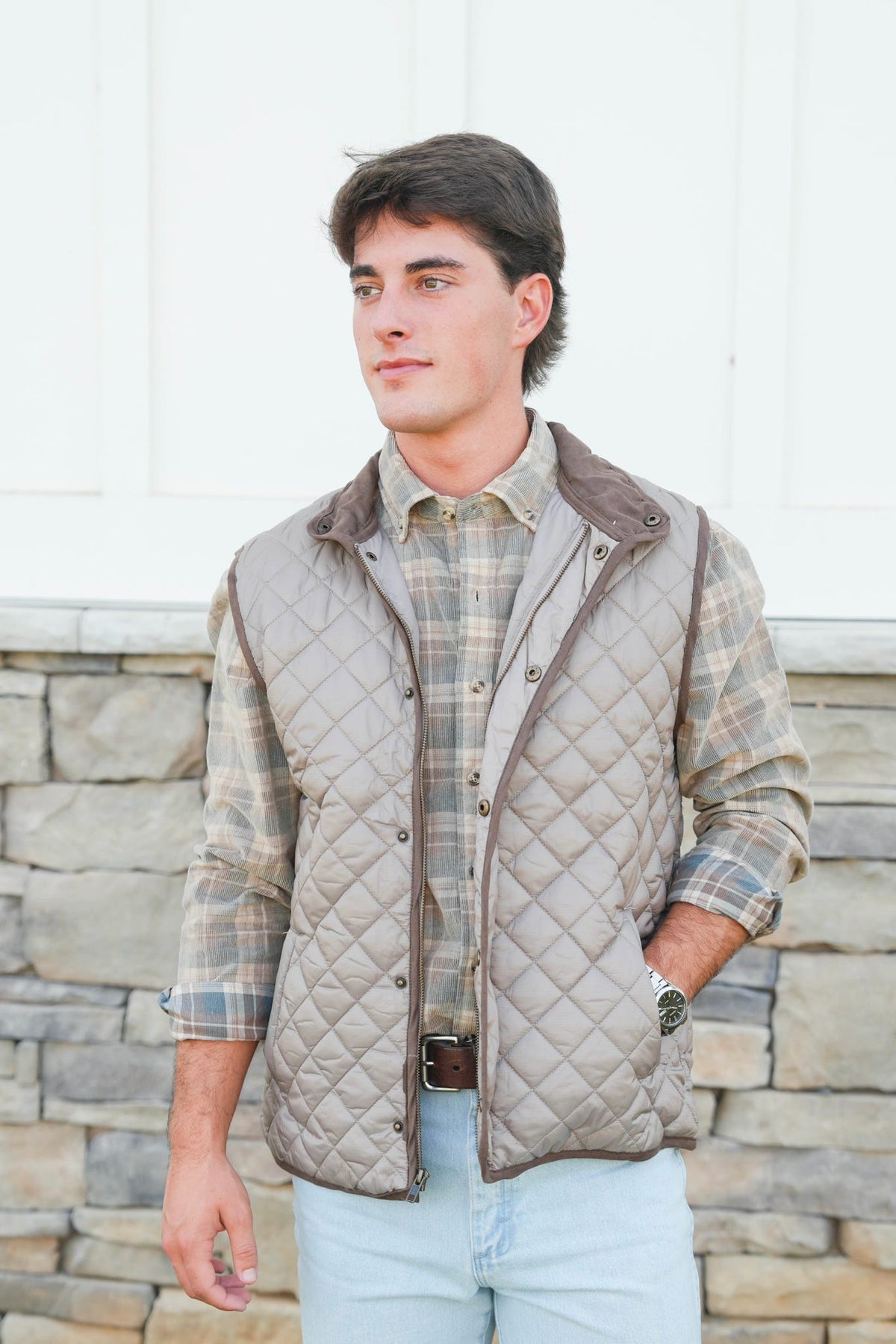 Southern Marsh Huntington Quilted Vest