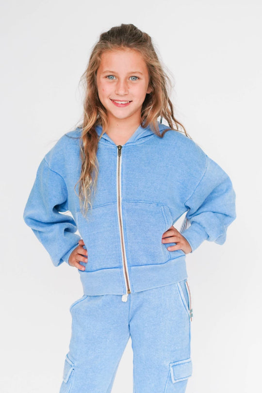 Girls' Vintage Havana Full Zip