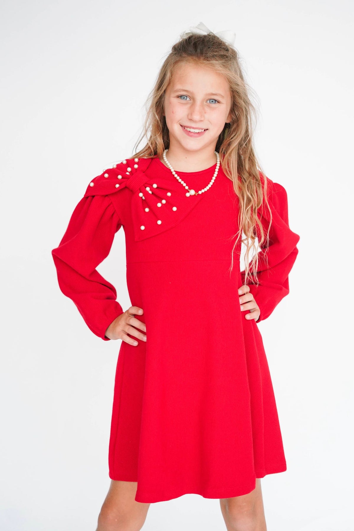 Girls' Milon Bow Dress