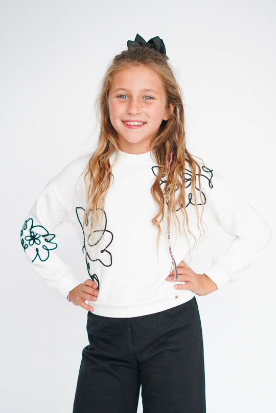 Girls' Bloom Sweatshirt