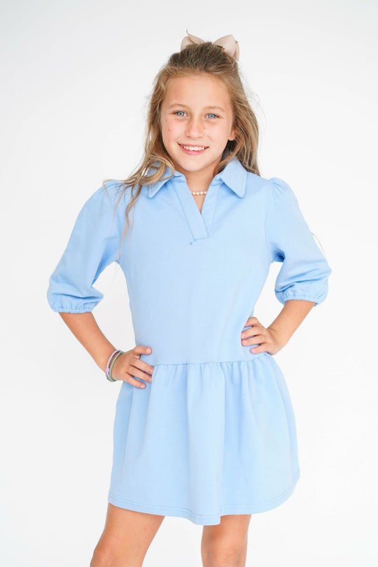 Girls' Pleat Sibley Sweatshirt Dress