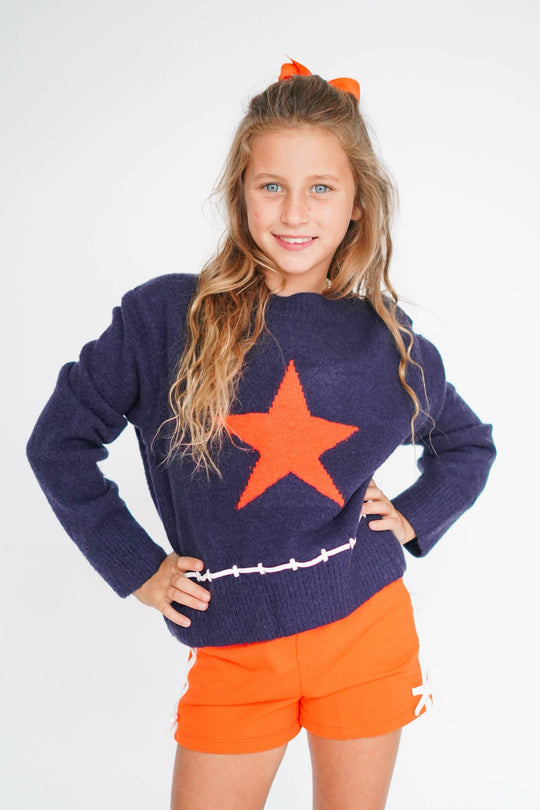 Girls' Vintage Havana Star Sweater