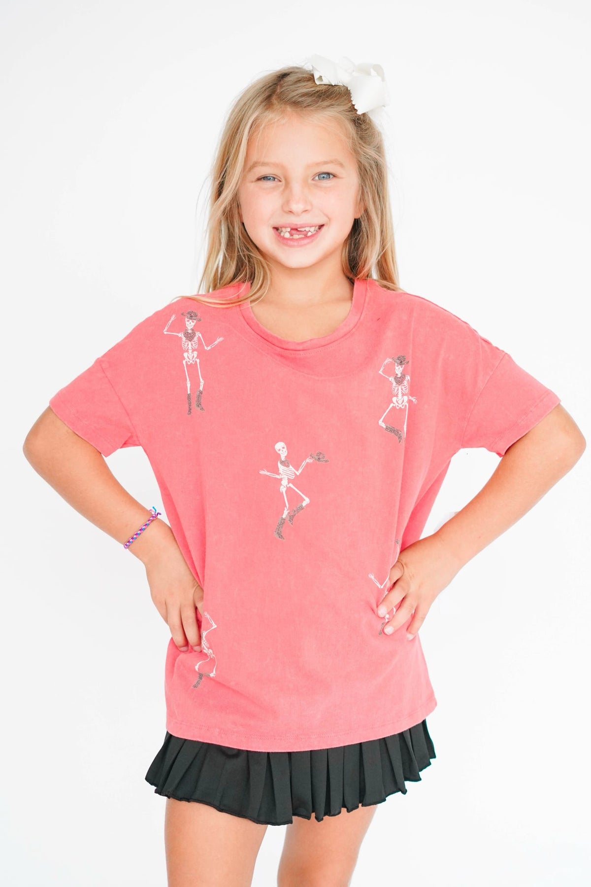 Girls' Dancing Skeleton Tee