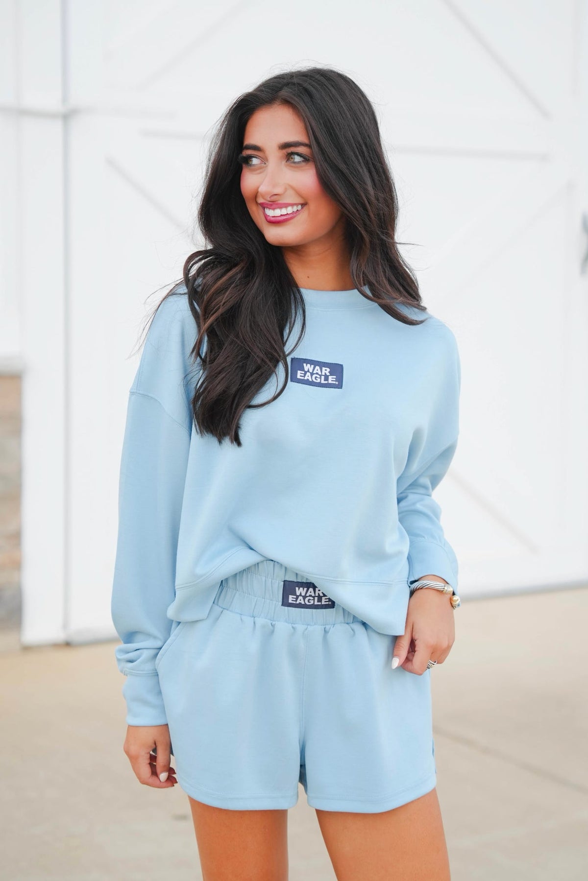 Scarlet & Gold Auburn Ava Airy Crewneck