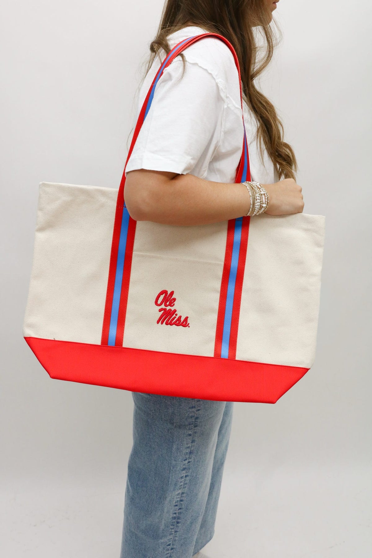 Canvas Collegiate Boat Tote