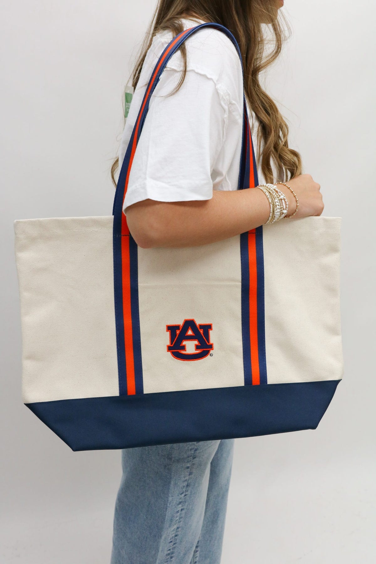 Canvas Collegiate Boat Tote