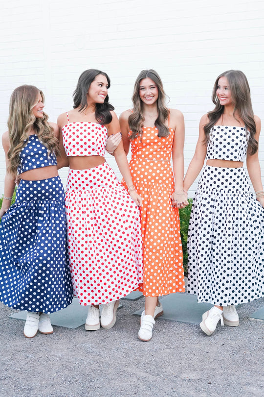 Sideline Style Polka Dot Top