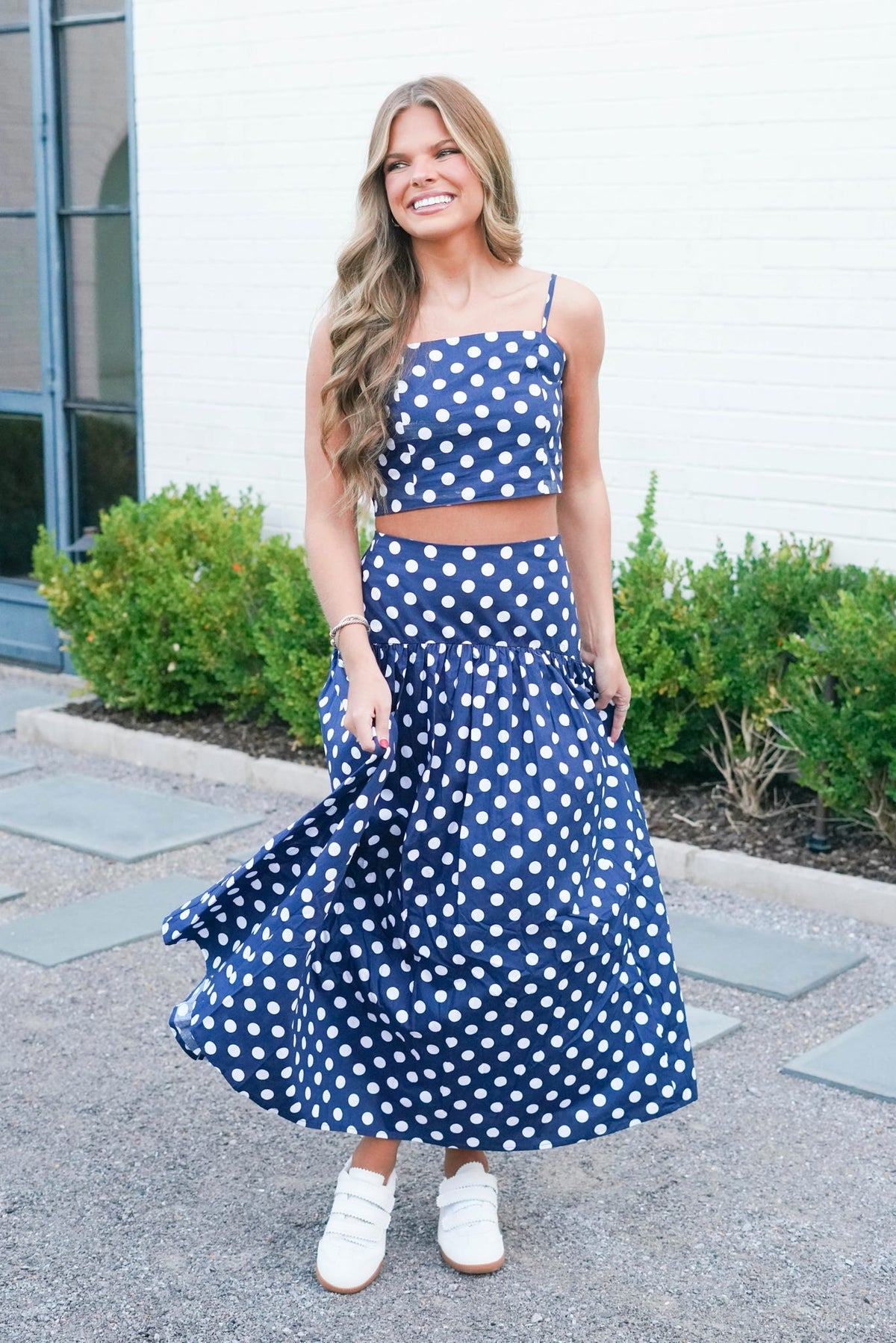 Sideline Style Polka Dot Top