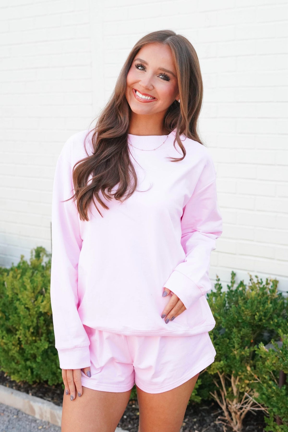 Mockneck French Terry Pullover