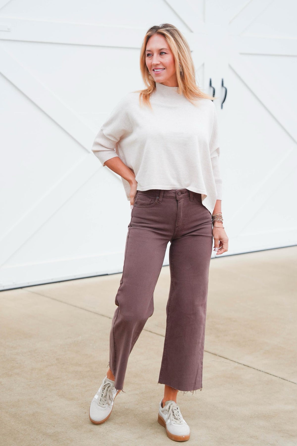 Aja Mockneck Sweater