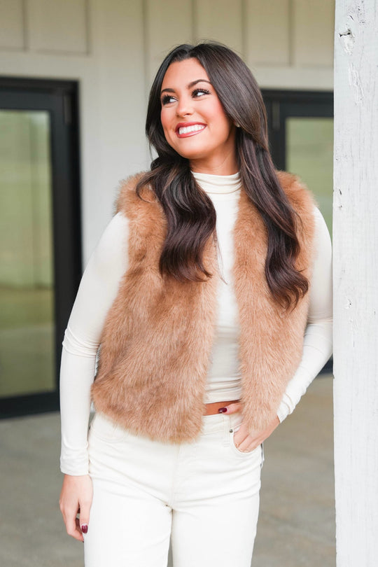 Molly Bracken Faux Fur Vest