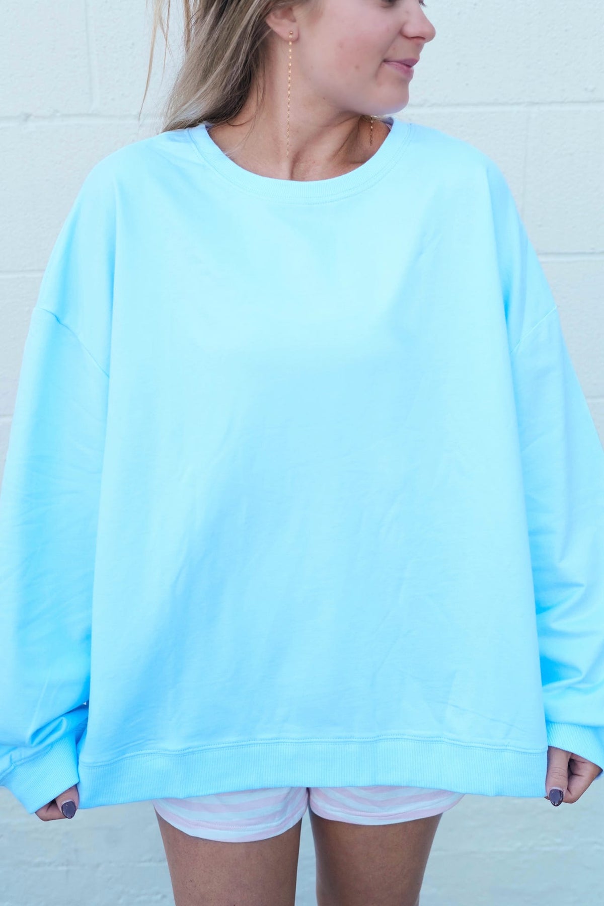 Crewneck French Terry Pullover