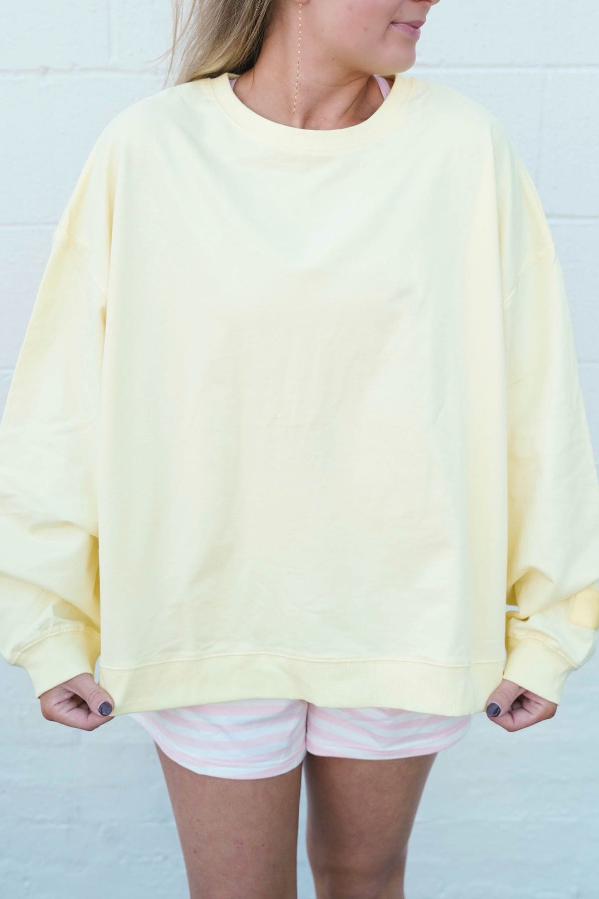 Crewneck French Terry Pullover