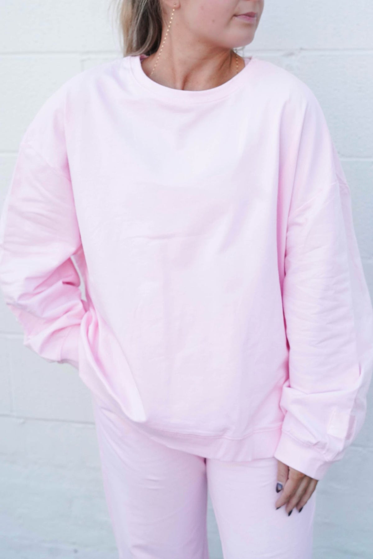 Crewneck French Terry Pullover