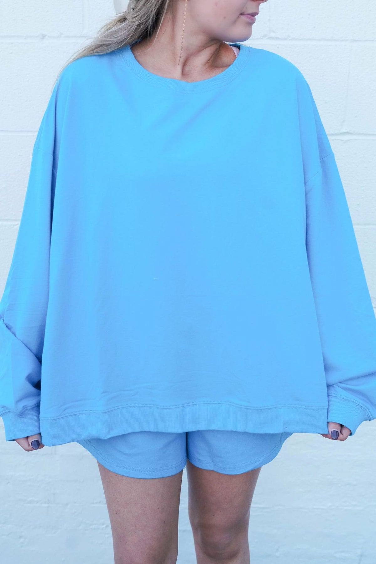 Crewneck French Terry Pullover