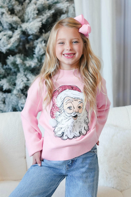 Girls' Jane Marie Santa Sweatshirt