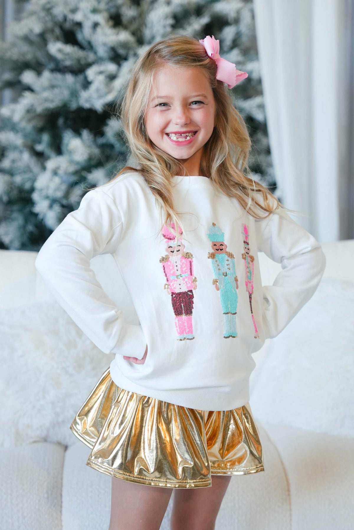 Girls' Mary Square Nutcracker Sweatshirt