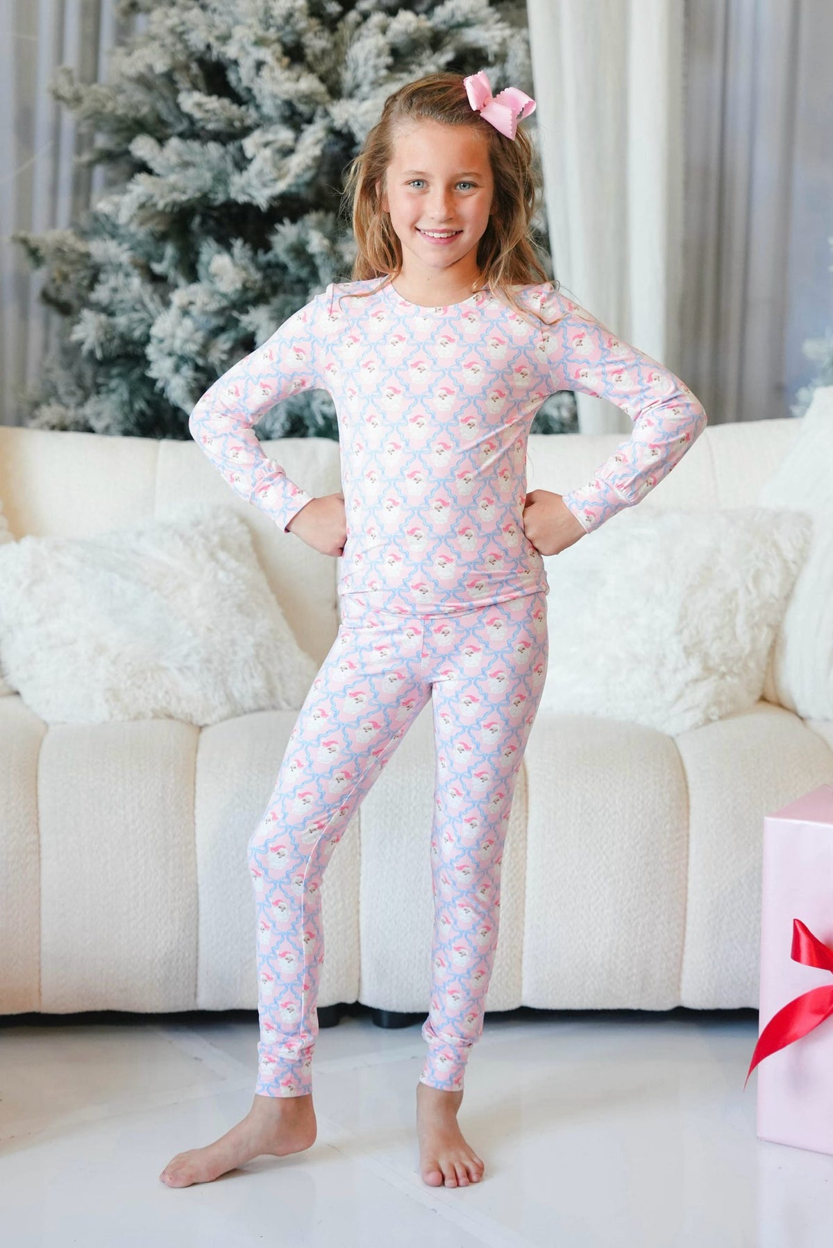 Girl's Mary Square PJ Top