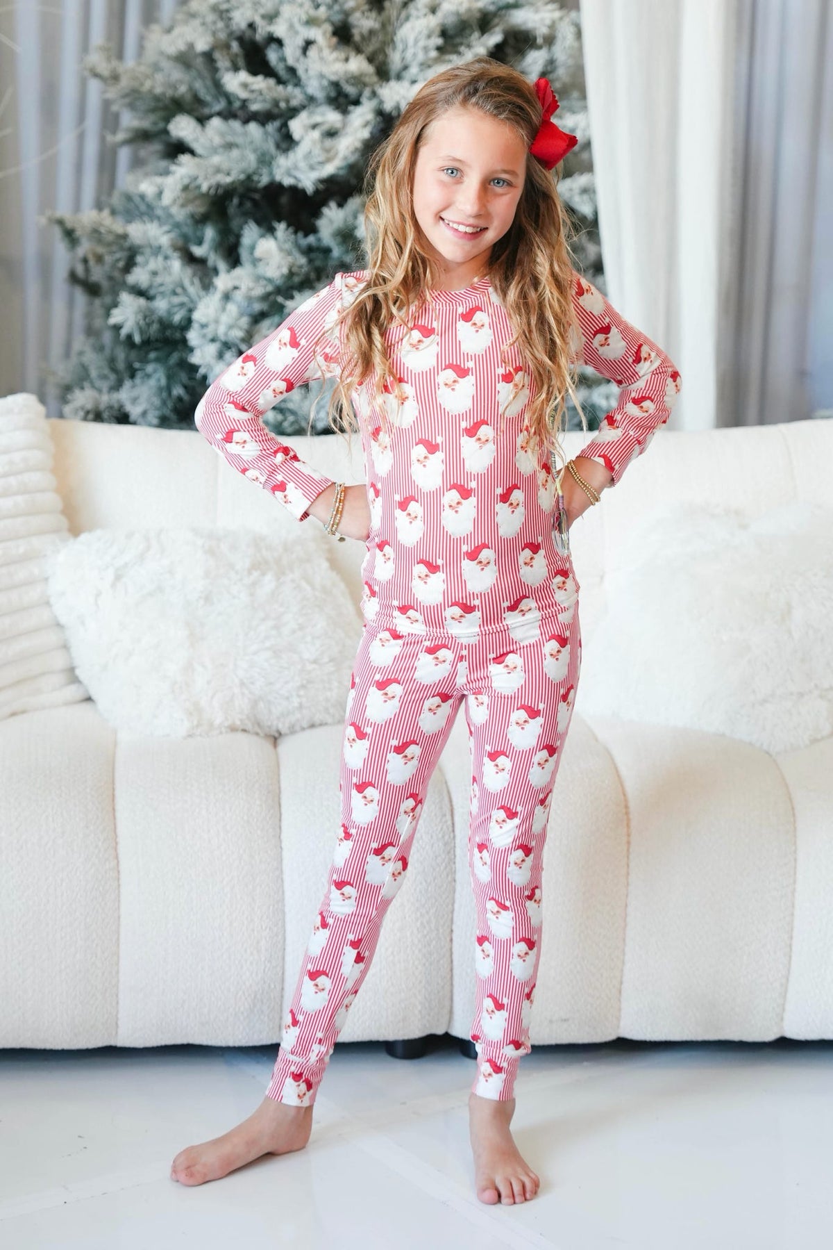 Girl's Mary Square PJ Top