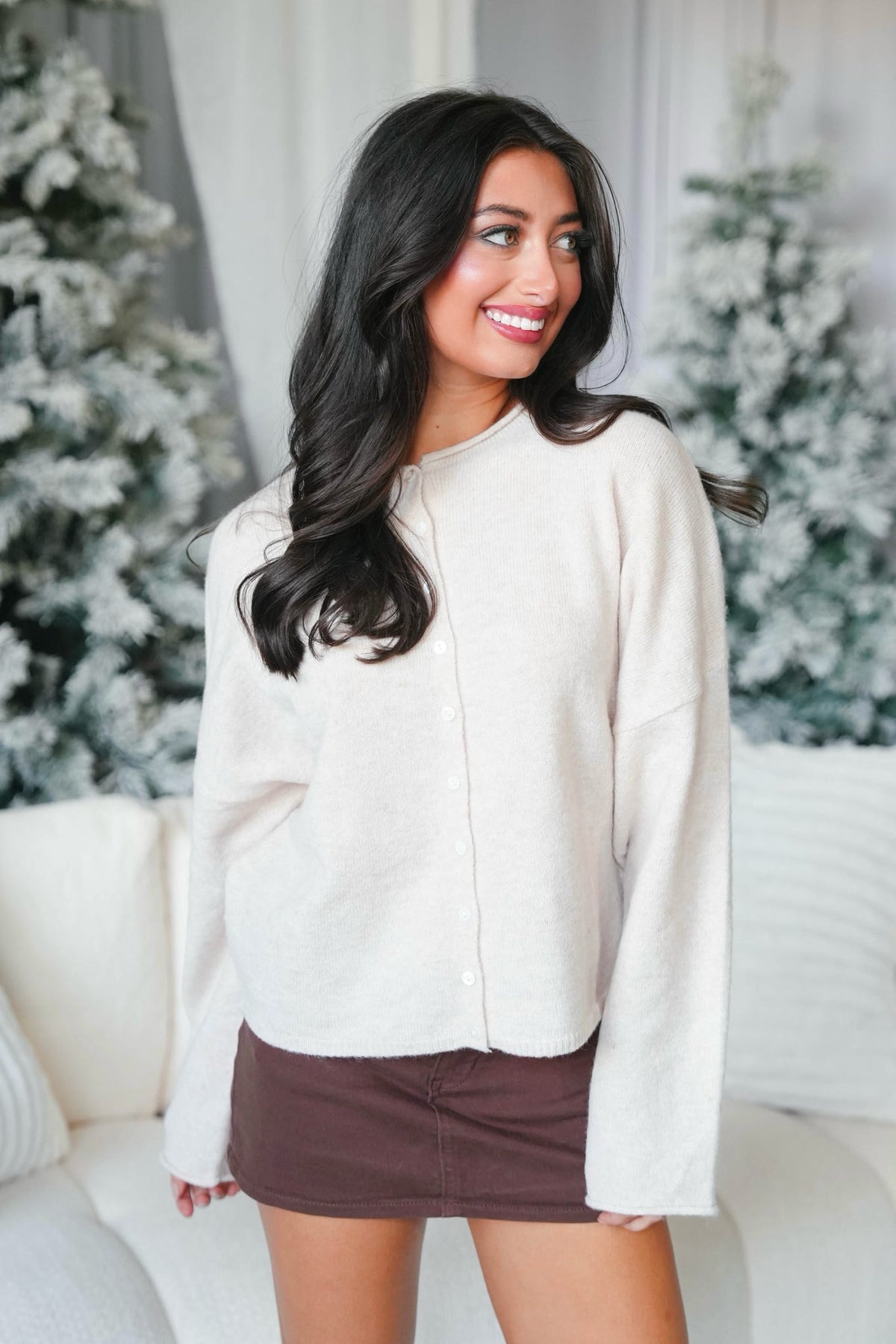 Winter Special Mistletoe Cardigan