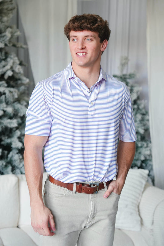 Men's Winter Special Turtleson Dean Stripe Polo