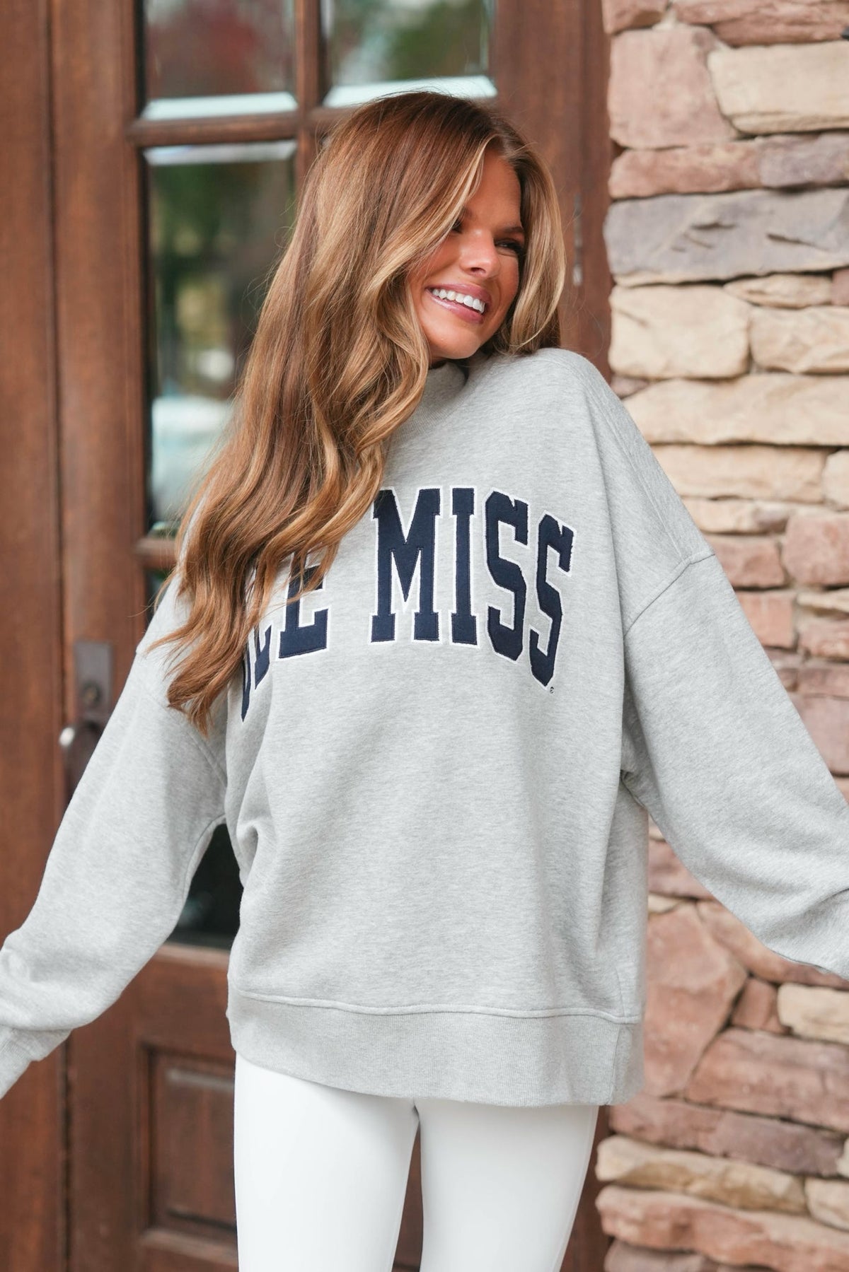 Ole Miss Mockneck Sweatshirt