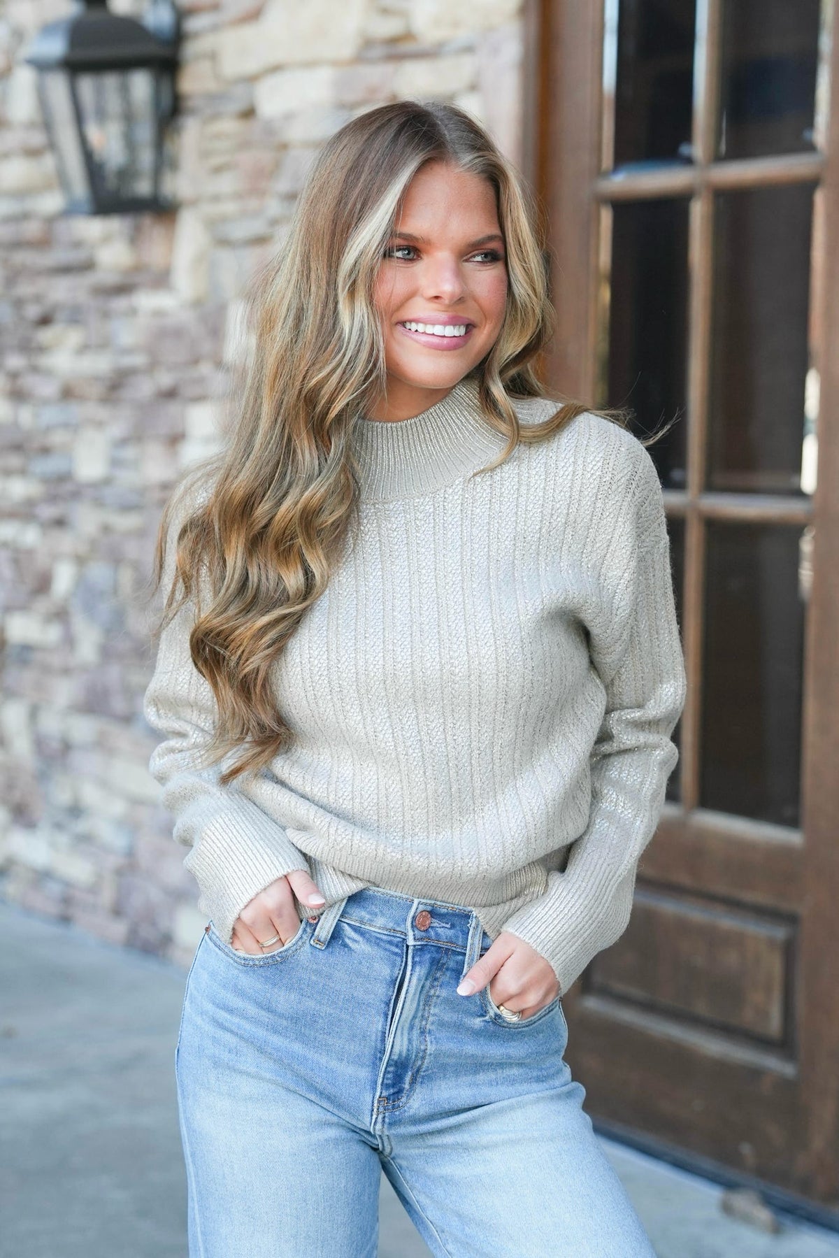 Molly Bracken Iridescent Sweater