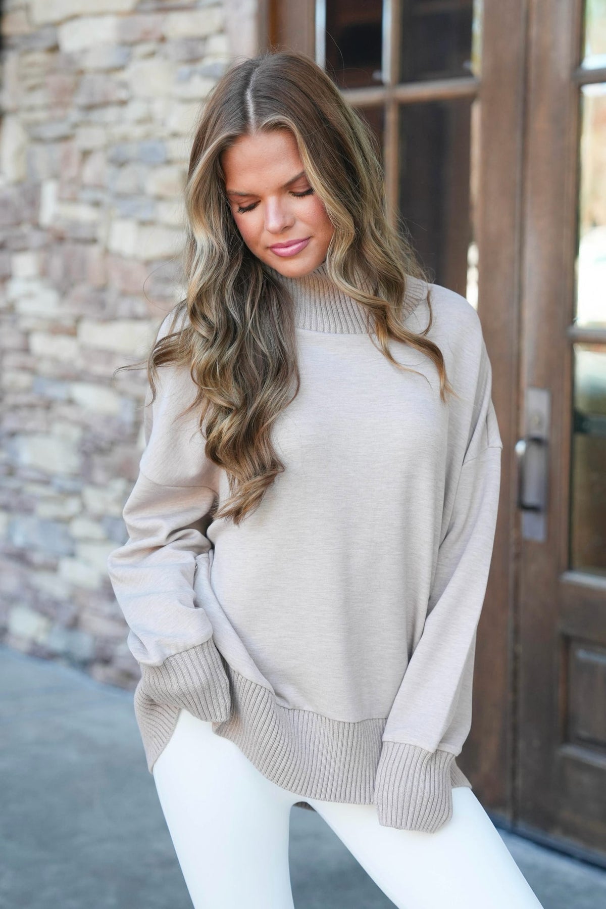 Varley Barker High Neck Sweat