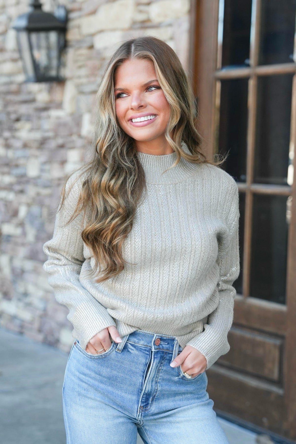 Molly Bracken Iridescent Sweater