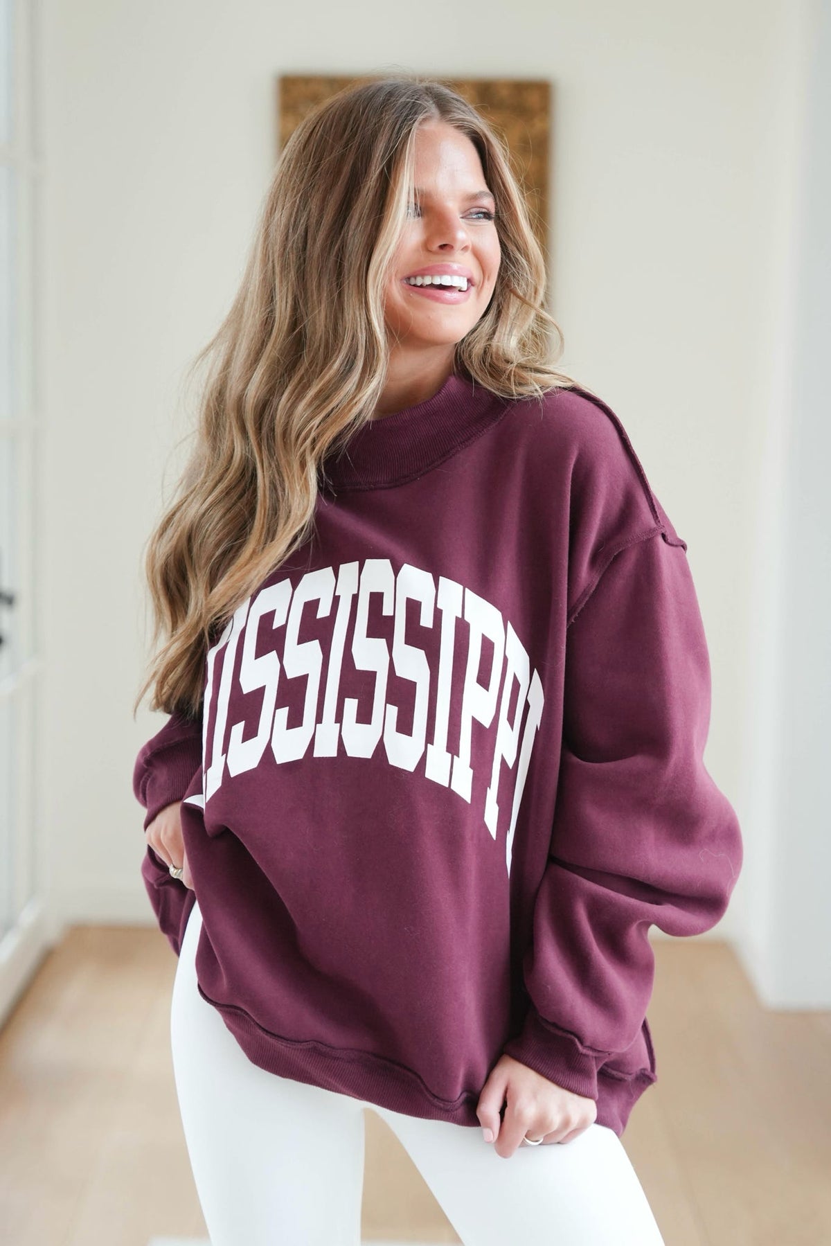 Mississippi Reversible Mockneck