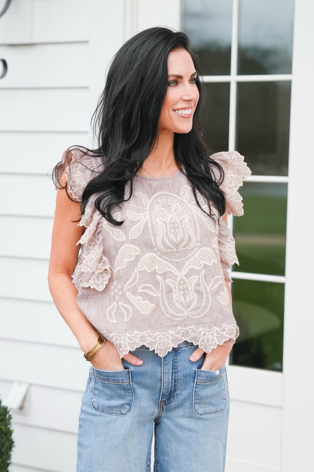 Quiet Bloom Top