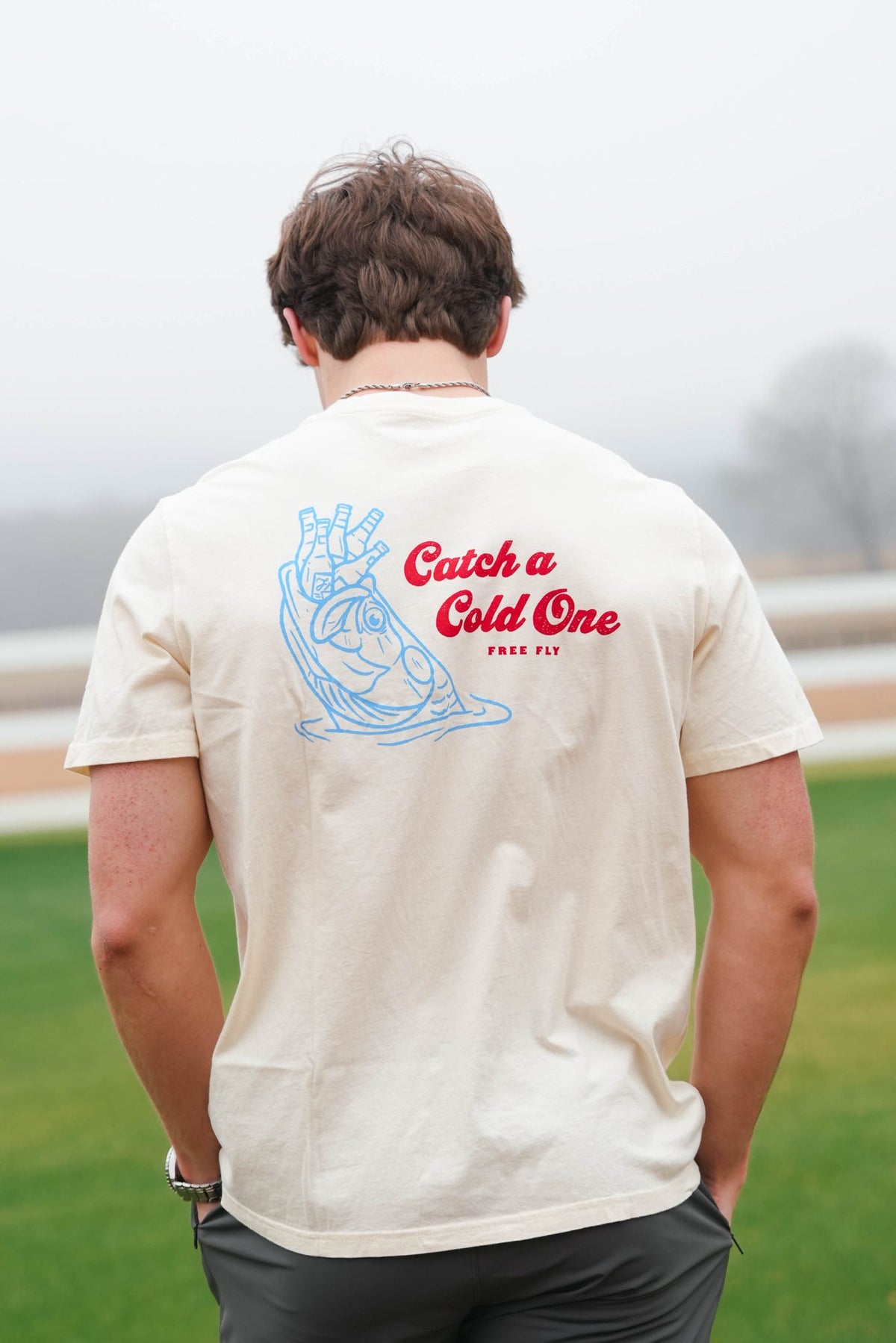 Free Fly Cold Ones Pocket Tee