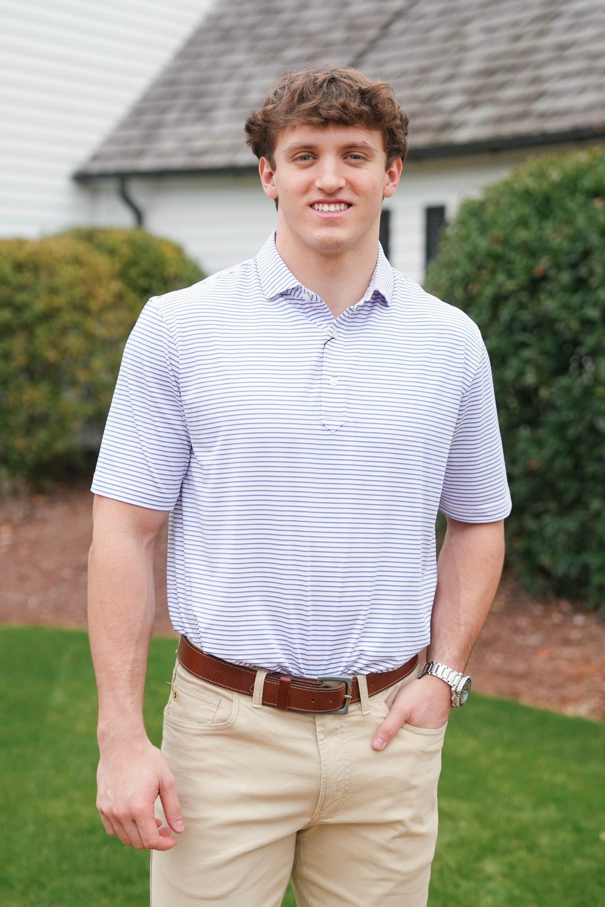 Turtleson Dean Stripe Polo