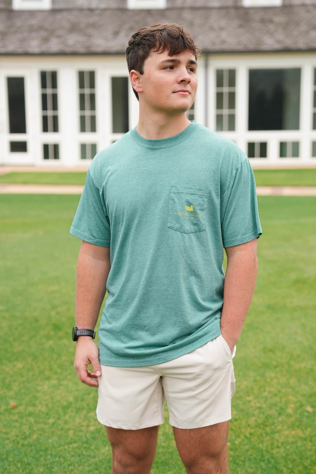 Southern Marsh Seawash Branding Flagstick Tee