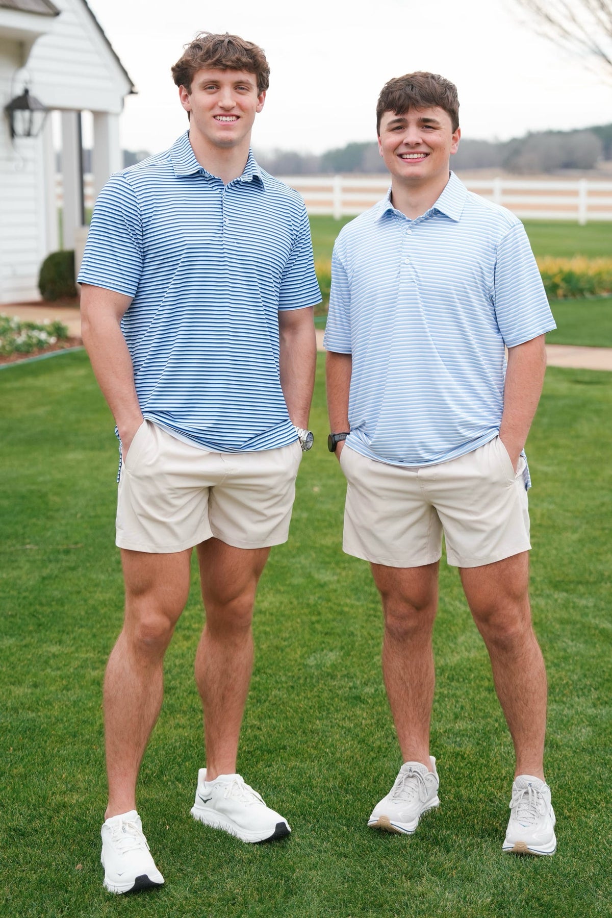 Meripex Striped Performance Polo