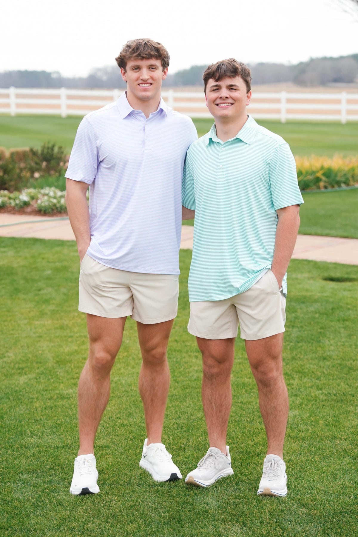 Meripex Striped Performance Polo