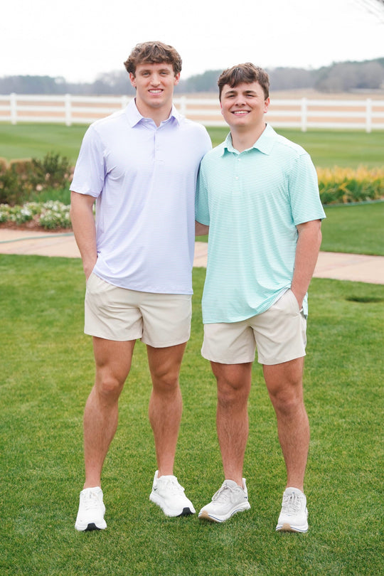 Meripex Striped Performance Polo