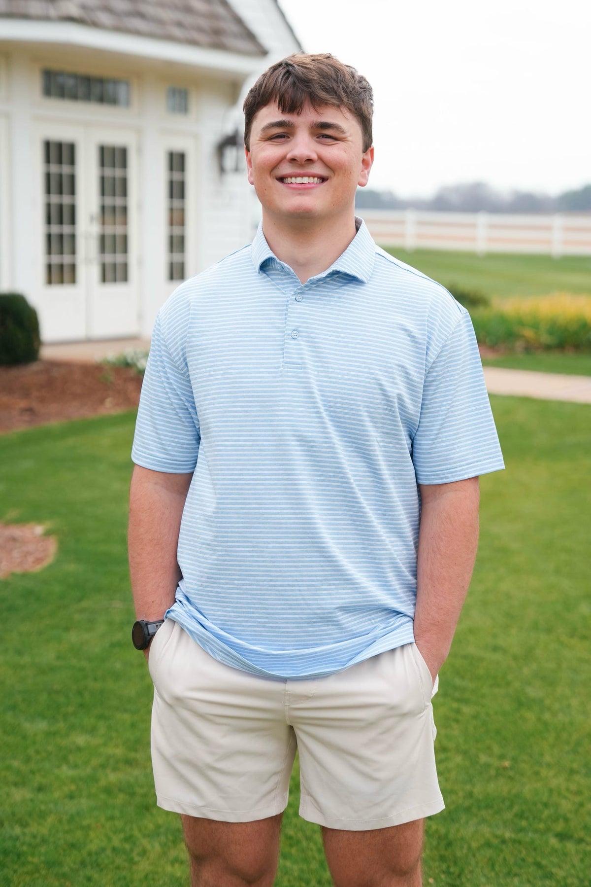 Taylor & Mick Double Stripe Polo