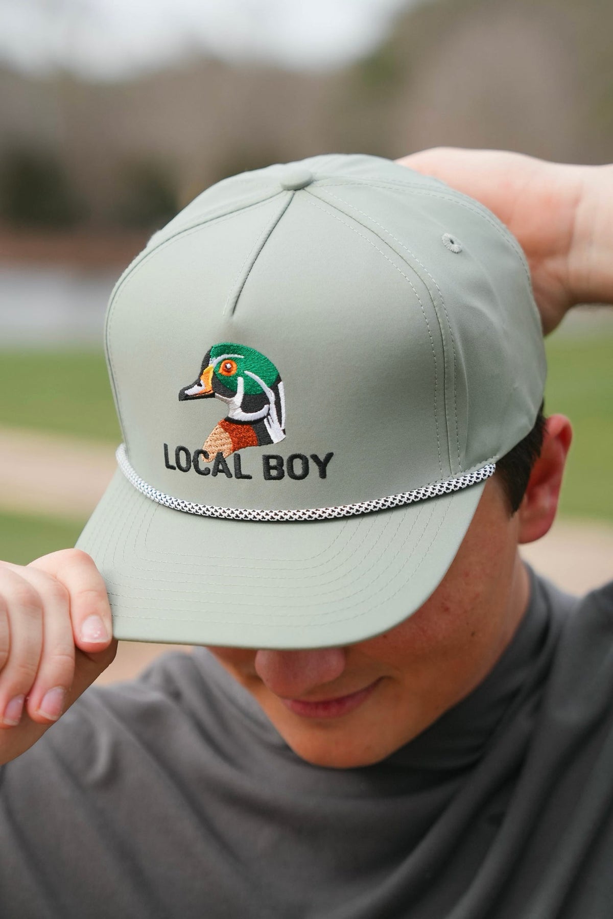 Local Boy Patch Rope Hats