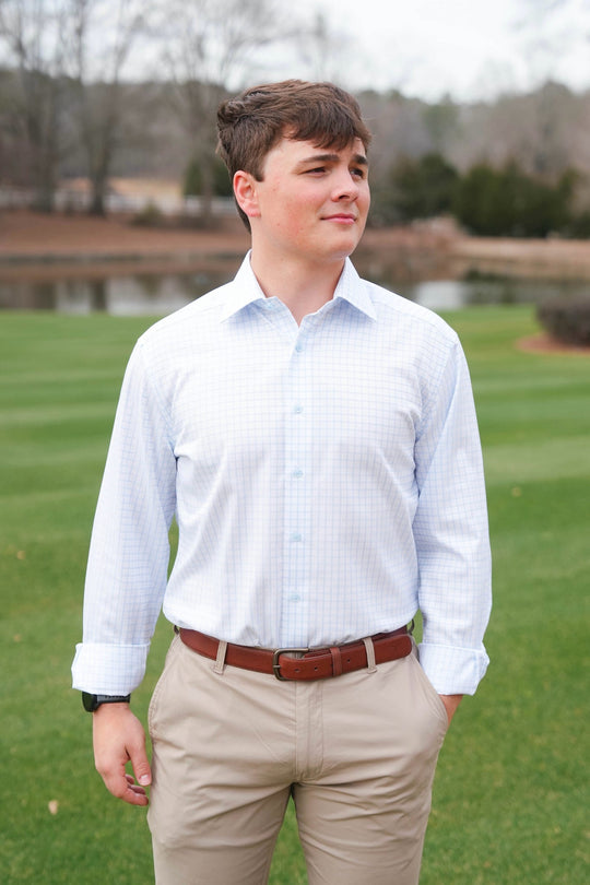 Wilkes Framed Check Button Down