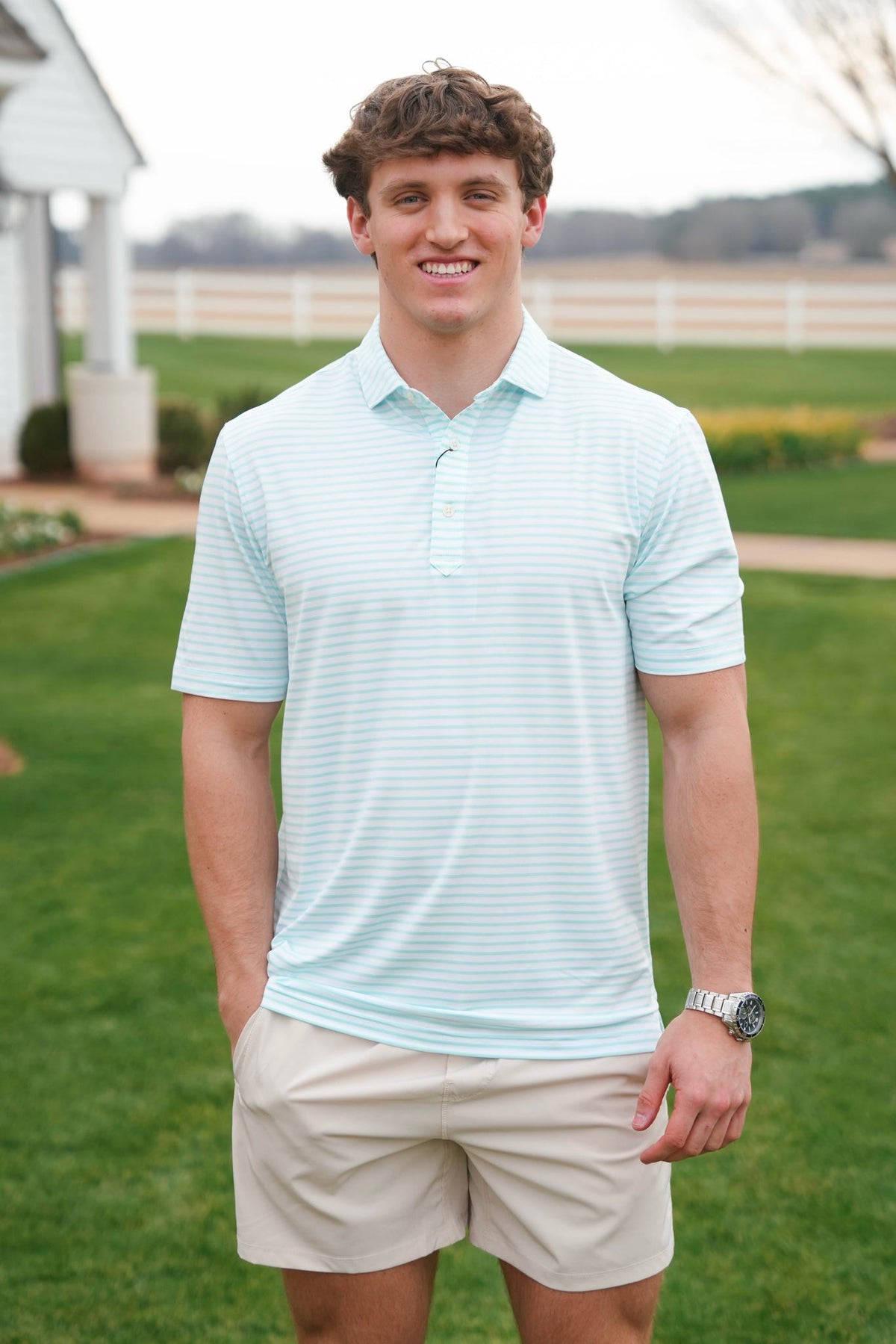 Turtleson Gus Stripe Polo