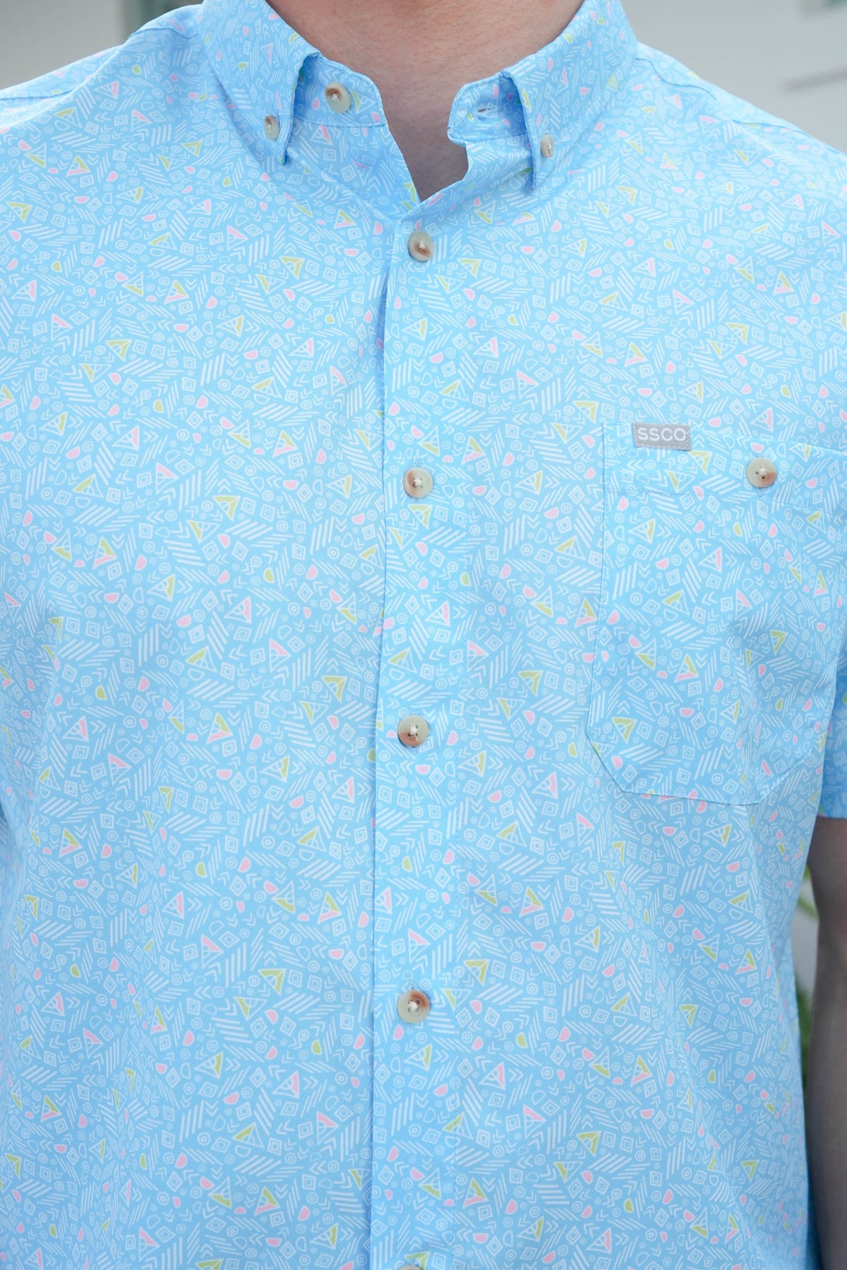Southern Shirt Geo Jumble Baja Shirt