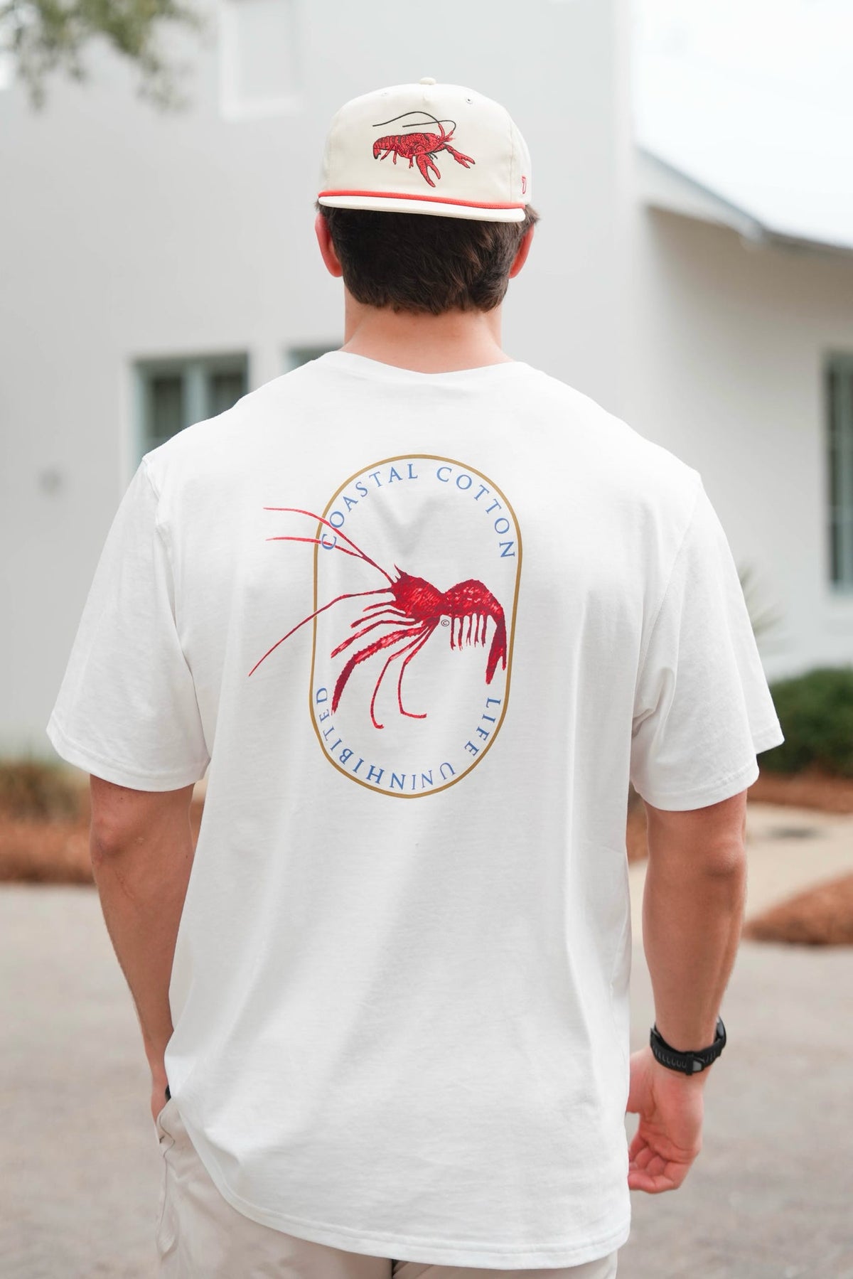 Coastal Cotton Crawfish Tee