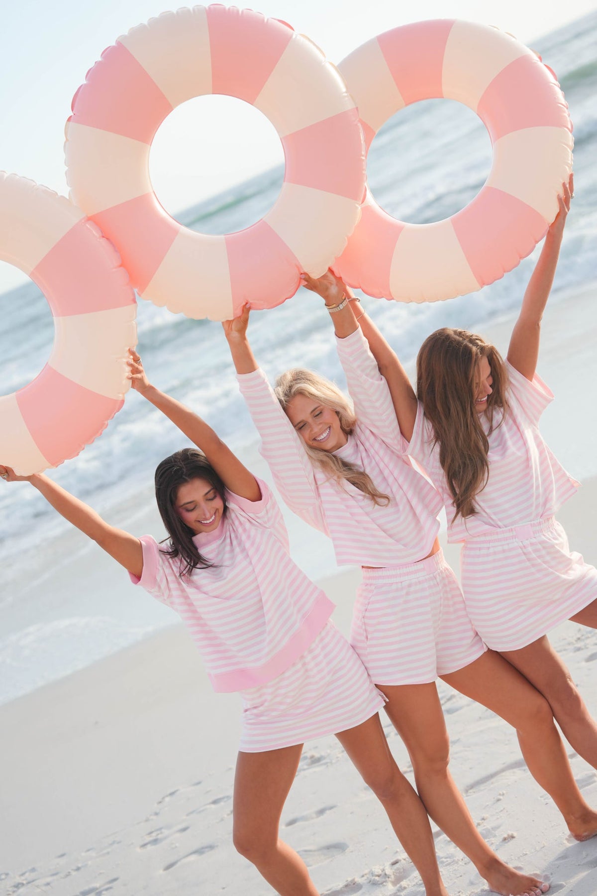 Striped Patch French Terry Pullover