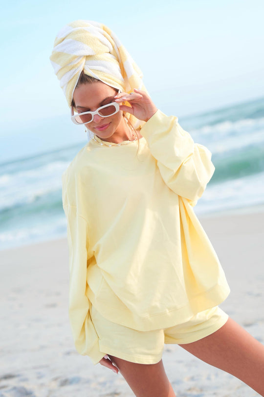 Crewneck French Terry Pullover