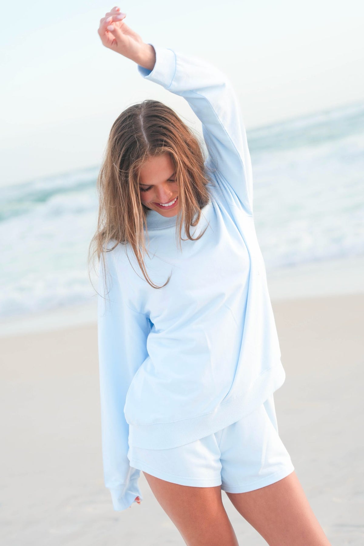 Mockneck French Terry Pullover